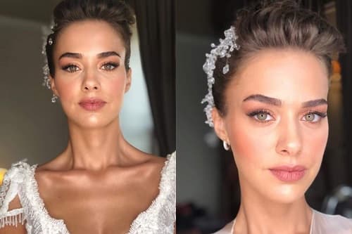 BENSU SORAL’IN GELİN MAKYAJI