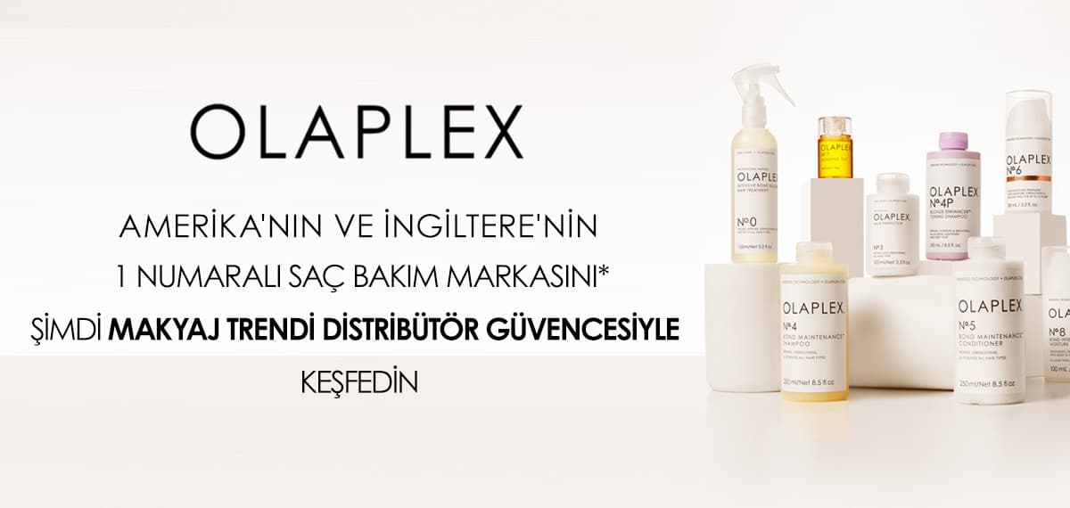 AMERİKA'NIN 1 NUMARALI SAÇ MARKASI OLAPLEX ŞİMDİ MAKYAJTRENDİ.COM'DA