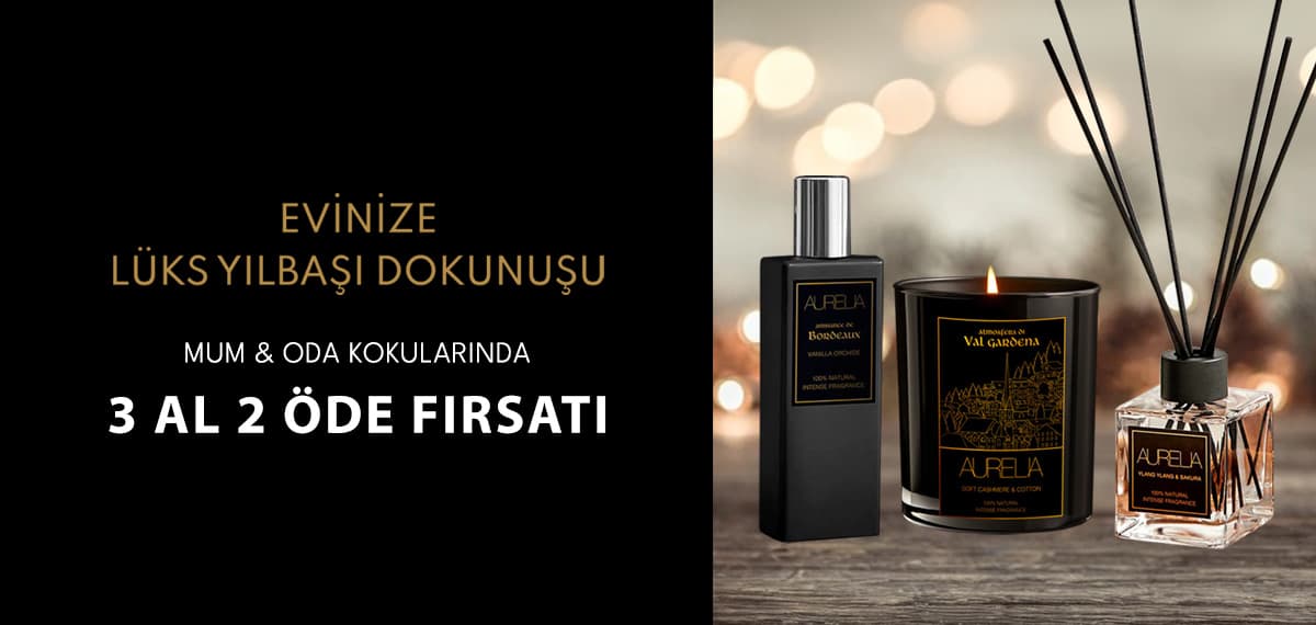 AURELIA GENEVE HOME ÜRÜNLERİNDE 3 AL 2 ÖDE FIRSATI