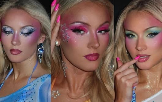 IŞILTI DOZU YÜKSEK: ZARA LARSSON MAKYAJI MERCEK ALTINDA