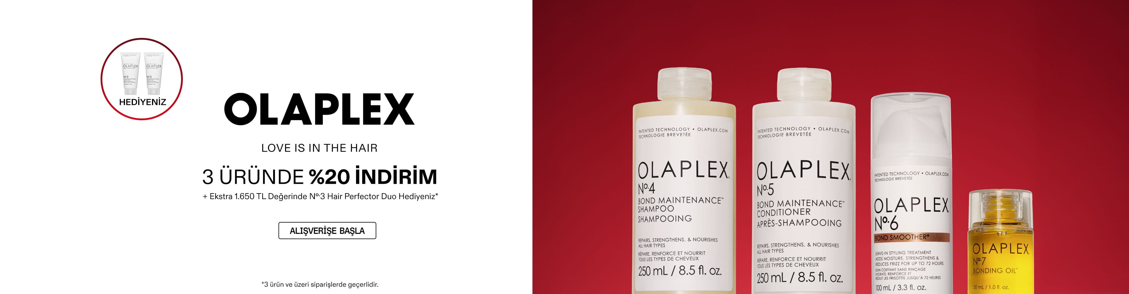 Slider - Olaplex  İndirim + Hediye