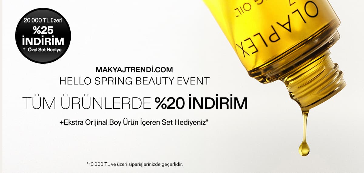 OLAPLEX TÜM ÜRÜNLERDE %20 İNDİRİM +EKSTRA HEDİYE FIRSATI
