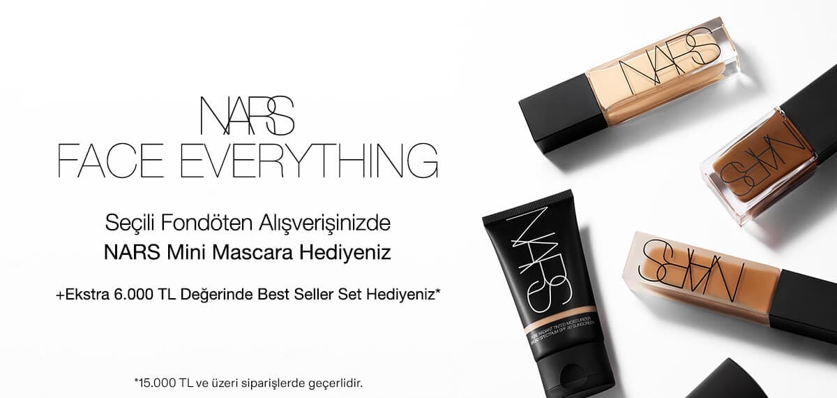 FONDÖTEN ALIŞVERİŞİNİZE ÖZEL NARS MINI MASCARA HEDİYENİZ