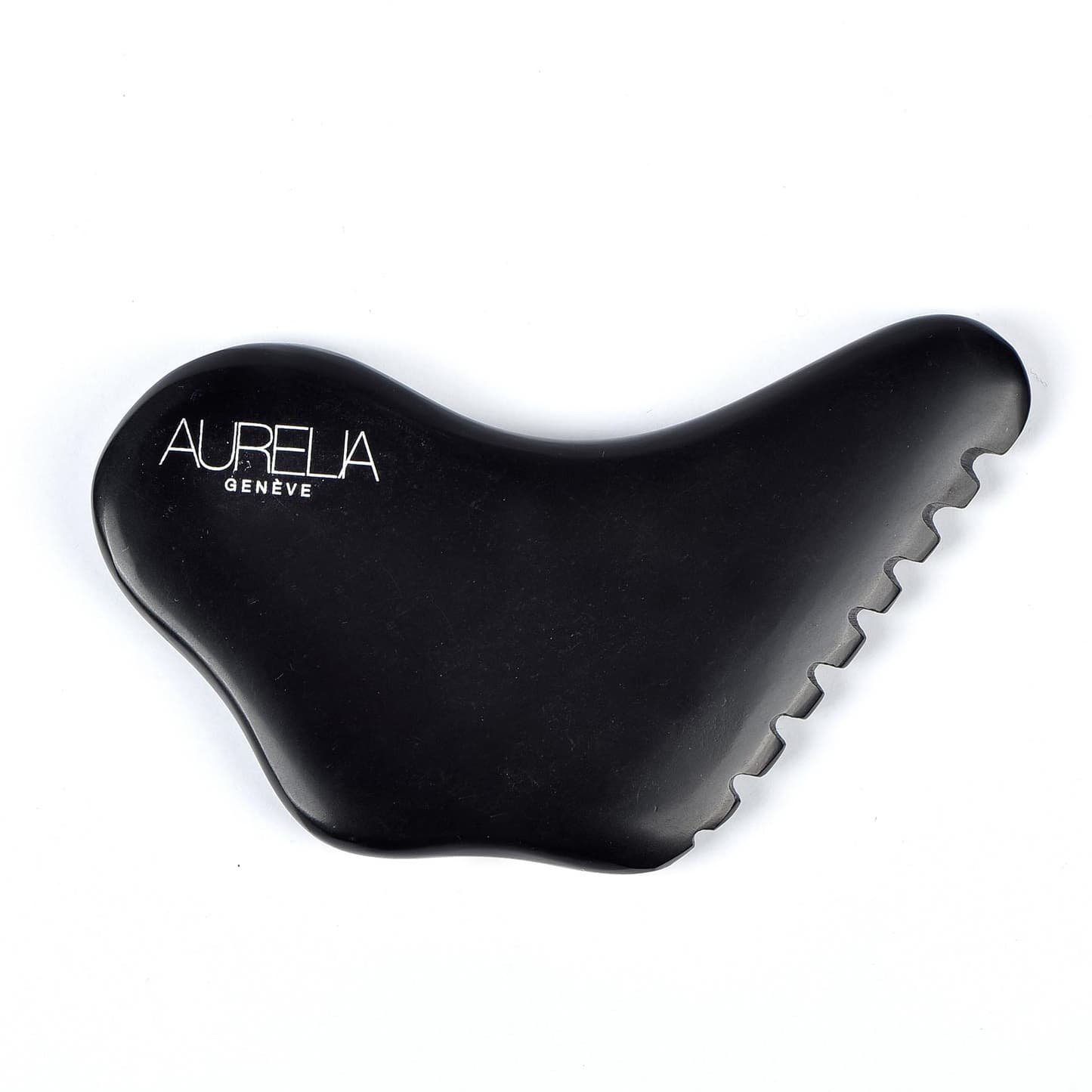 BLACK BIAN STONE BUTTERFLY GUA SHA