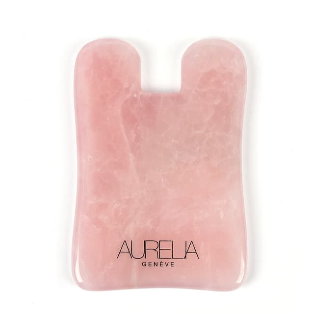 ROSE QUARTZ CRYSTAL SQUARE GUA SHA