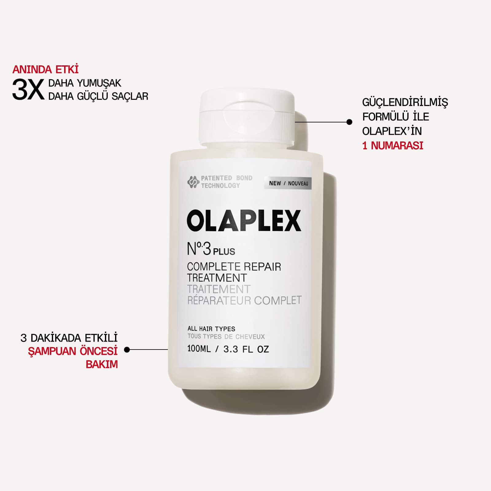 No. 3 PLUS COMPLETE REPAIR TREATMENT