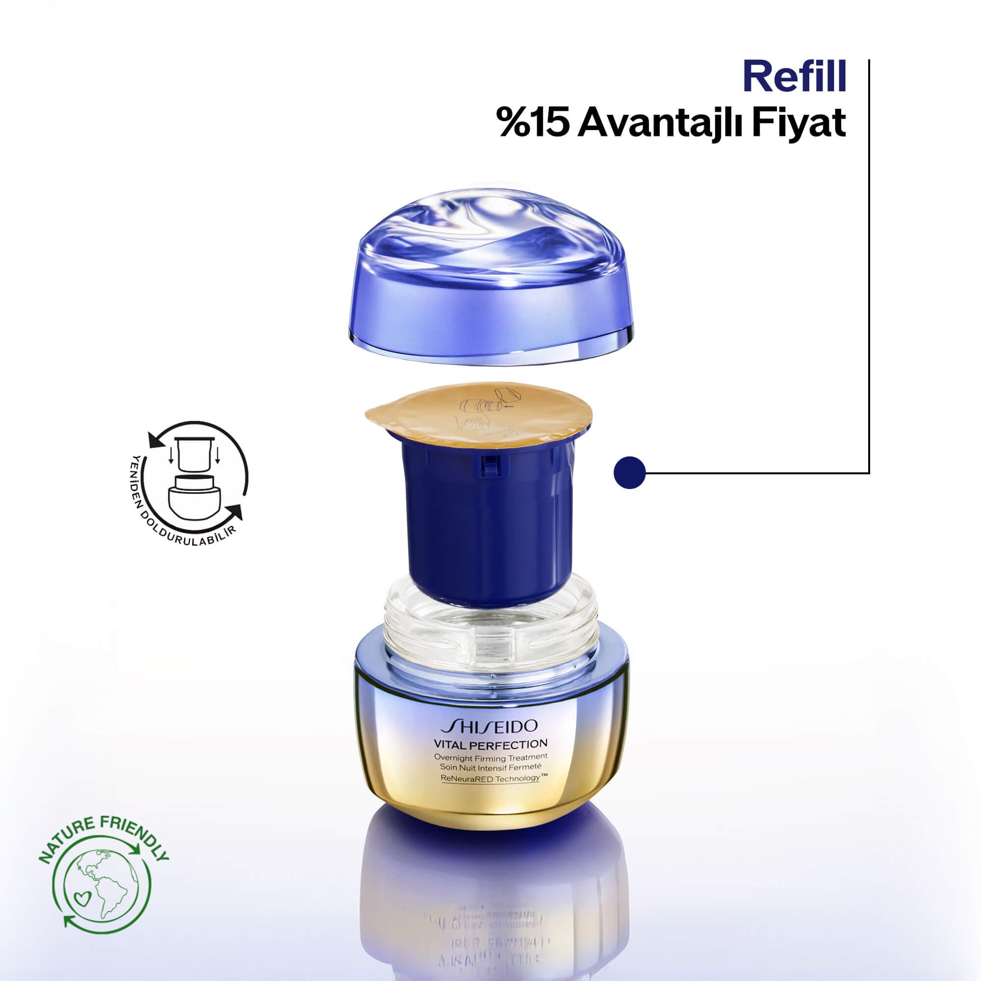 VITAL PERFECTION OVERNIGHT FIRMING TREATMENT REFILL