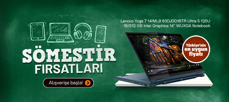 Lenovo Yoga Sömestr Fırsatları