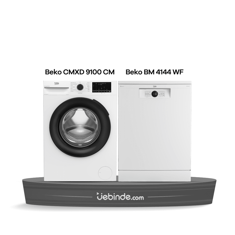 Beko 2 li Çamaşır ve Bulaşık Paketi-33 (CMXD 9100 CM + BM 4144 WF)