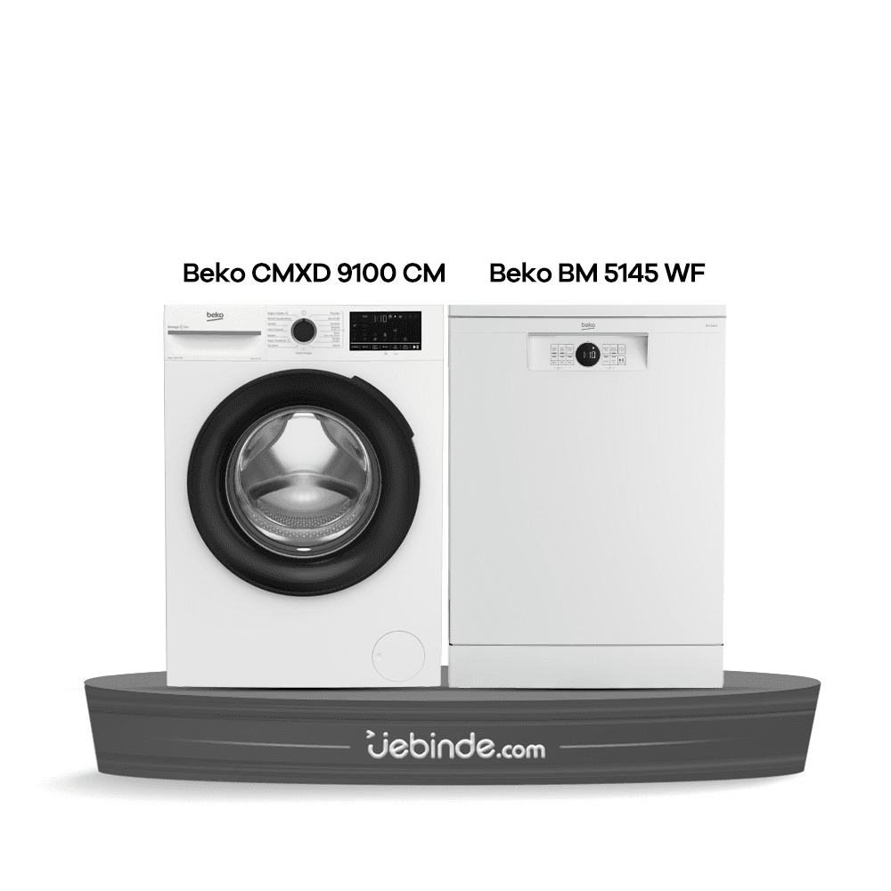 Beko 2 li Çamaşır ve Bulaşık Paketi-35 (CMXD 9100 CM + BM 5145 WF)