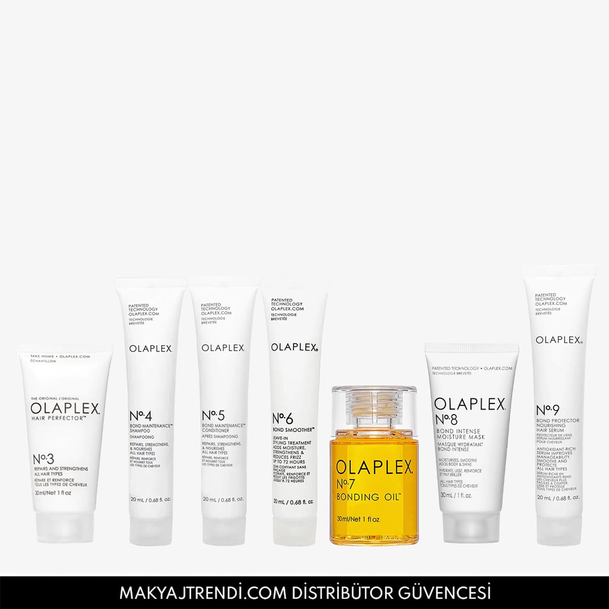 Bağ Güçlendiren & Saçları Onaran Olaplex Deneme Seti
