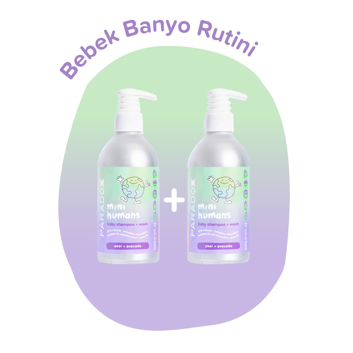 Bebek ve Çocuk İçin İkili Saç & Vücut Şampuanı