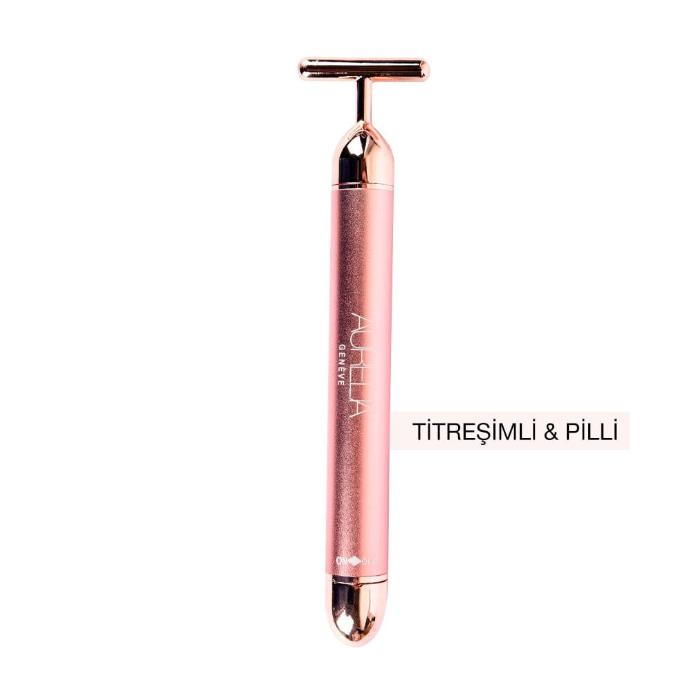 Sarkma Karşıtı & Çizgi Giderici Titreşimli -T-  Güzellik Masaj Aleti
