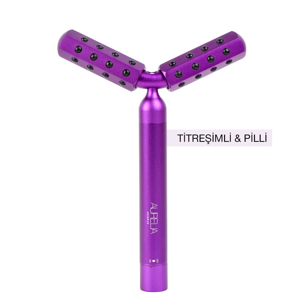 Yüz & Vücut İçin Pilli ve Titreşimli Germanyum -Y- Roller