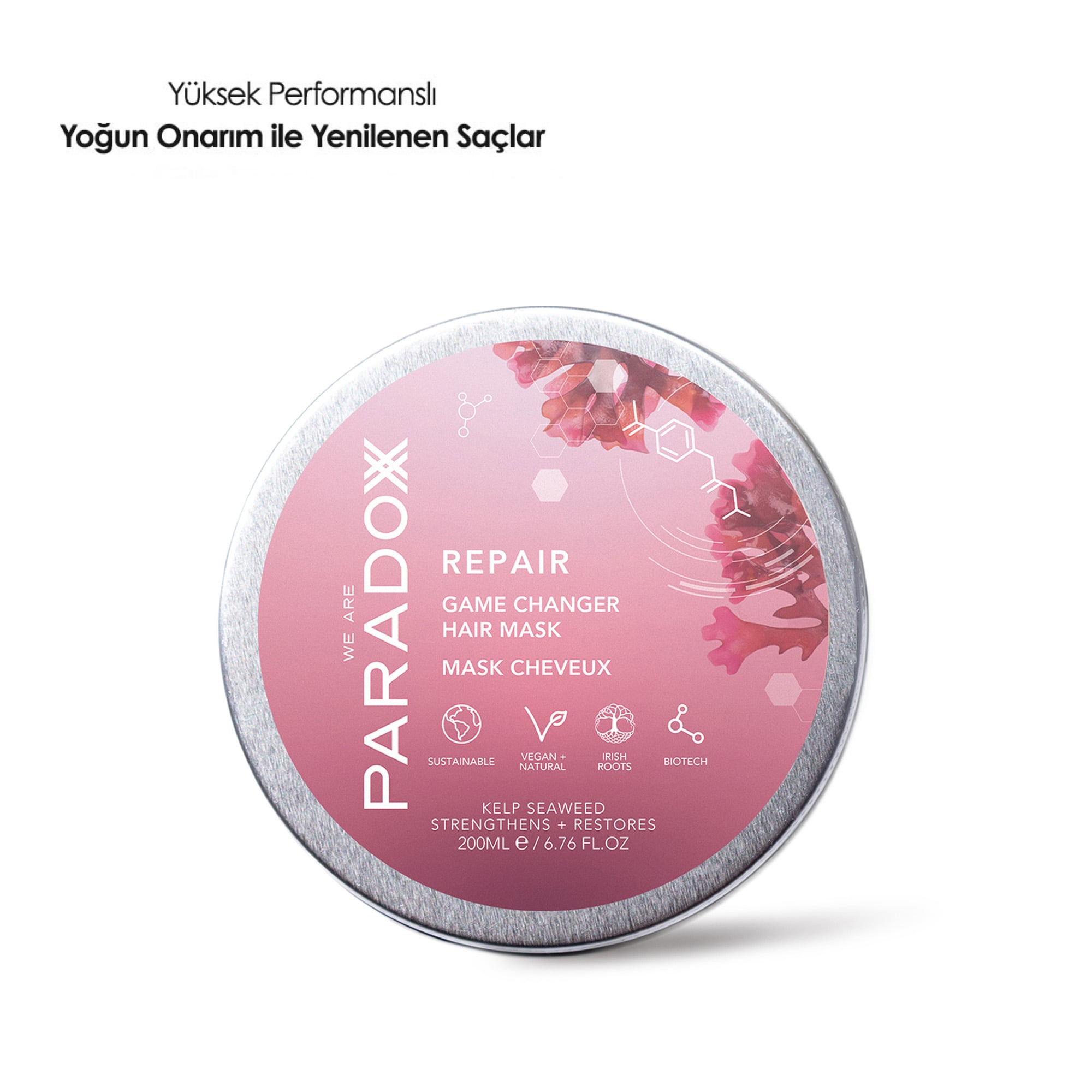 Yoğun Onarıcı Mucize Etkili Vegan Saç Maskesi