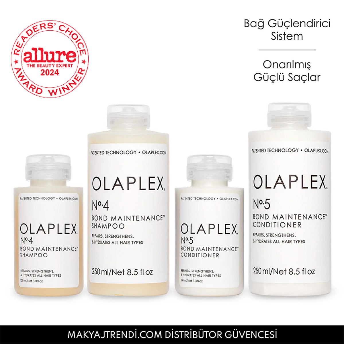 Ev ve Seyahat İçin Bağ Güçlendirici Günlük Saç Bakım Seti