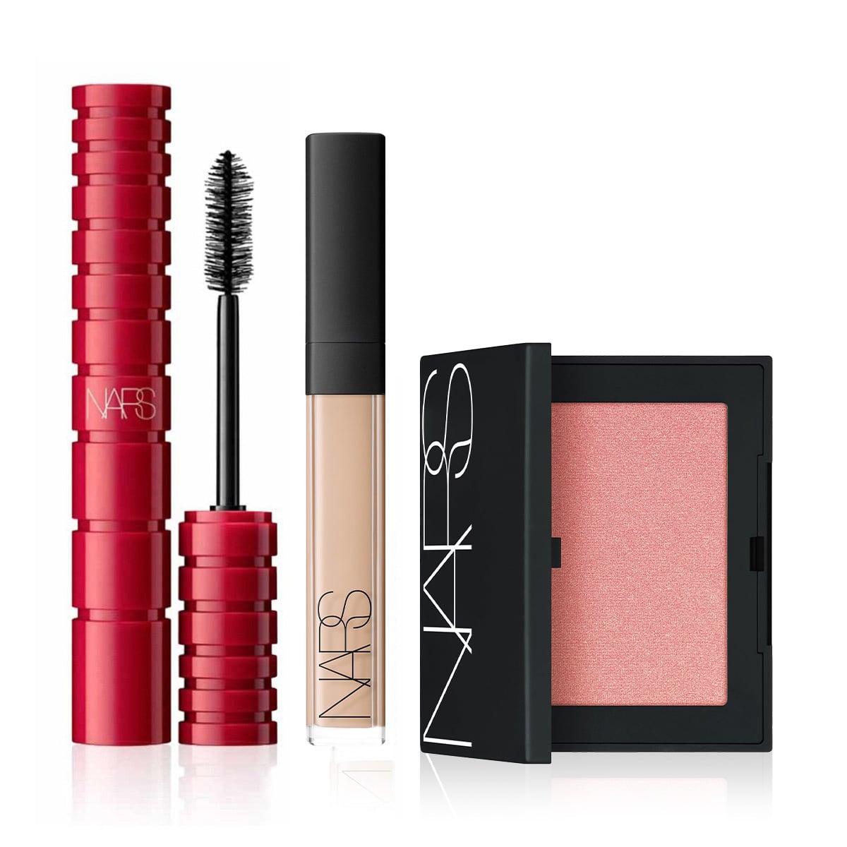 Cilde Doğal Görünüm Veren Allık & Maksimum Hacim Veren Maskara & Aydınlatıcı Etkili Kremsi Kapatıcı Seti