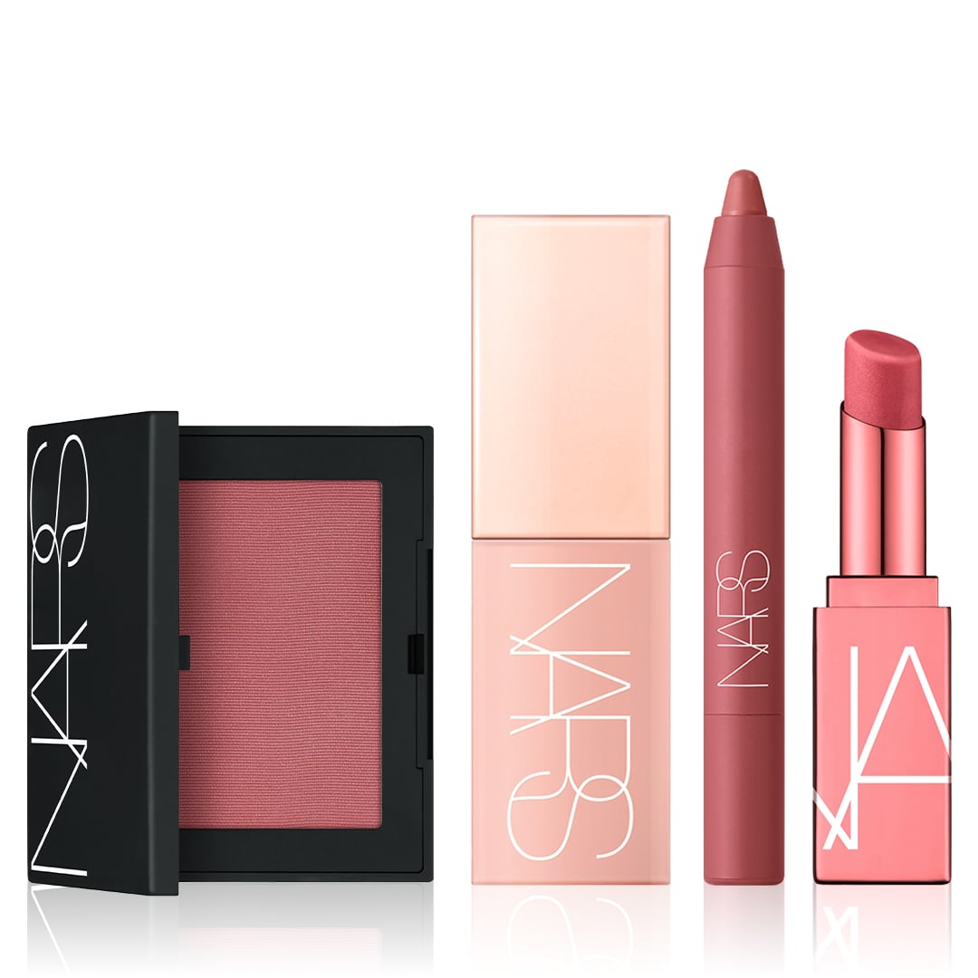 İkonik Dolce Vita Renginde Toz & Likit Allık, Lip Balm ve Kalem Ruj Seti