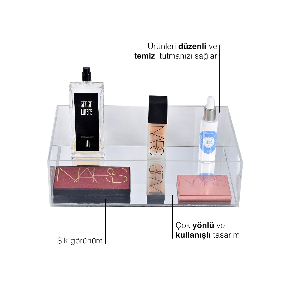 Pleksi Makyaj Organizeri