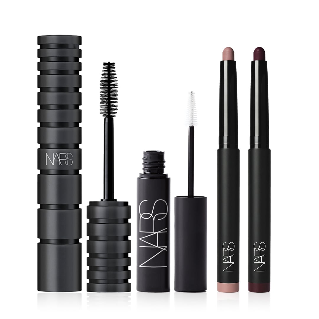 İkili Kalem Far, Maskara ve Kaş Jelinden Oluşan Göz Makyaj Seti