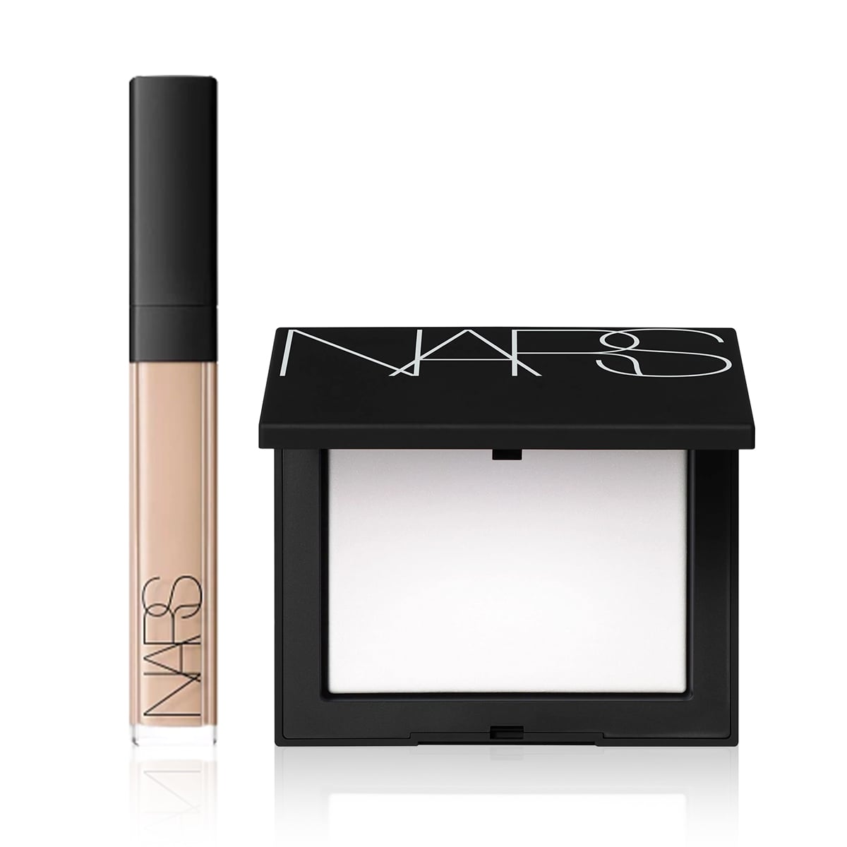 Aydınlatıcı Etkili Kremsi Kapatıcı & Aydınlatıcı Etkili Transparan Sıkıştırılmış Pudra Seti