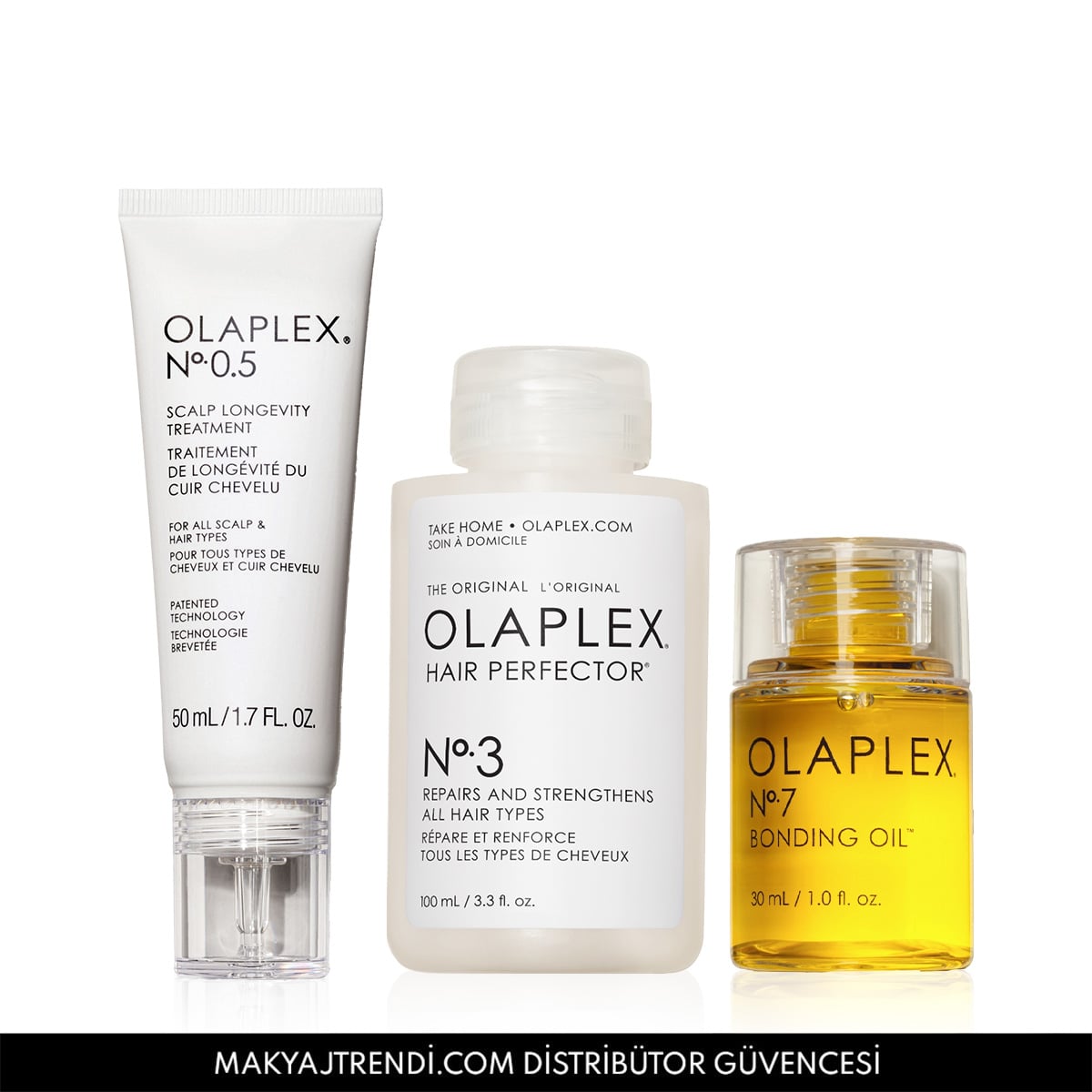 Bağ Güçlendiren & Saç Derisini Güçlendiren & Parlaklık Veren Üçlü Bakım Seti 