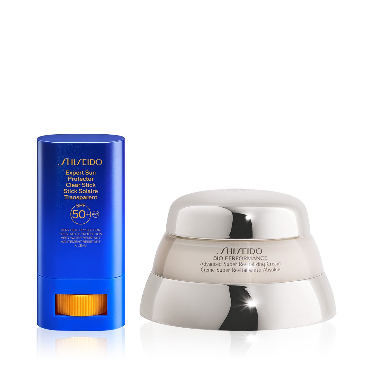 Hyalüronik Asit İçeren Yaşlanma Karşıtı Nemlendirici & Yüksek Güneş Koruyucu Stik Seti