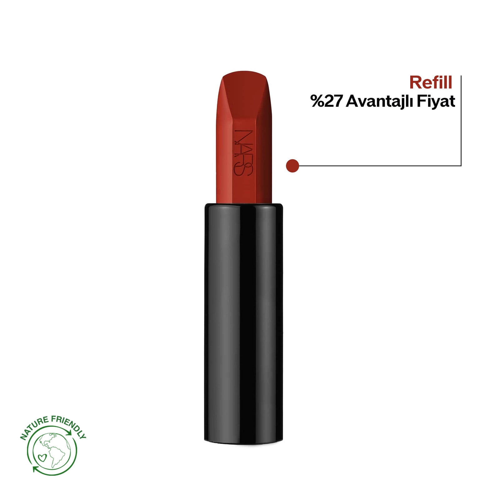 Konforlu Kullanıma Sahip & Saten Bitişli Ruj - REFİL