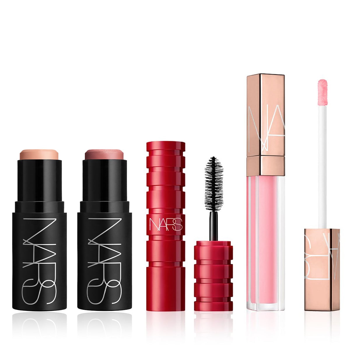 Çok Amaçlı Stik Allık & Hacim Veren Maskara & Dolgun Gösteren Lip Gloss Seti