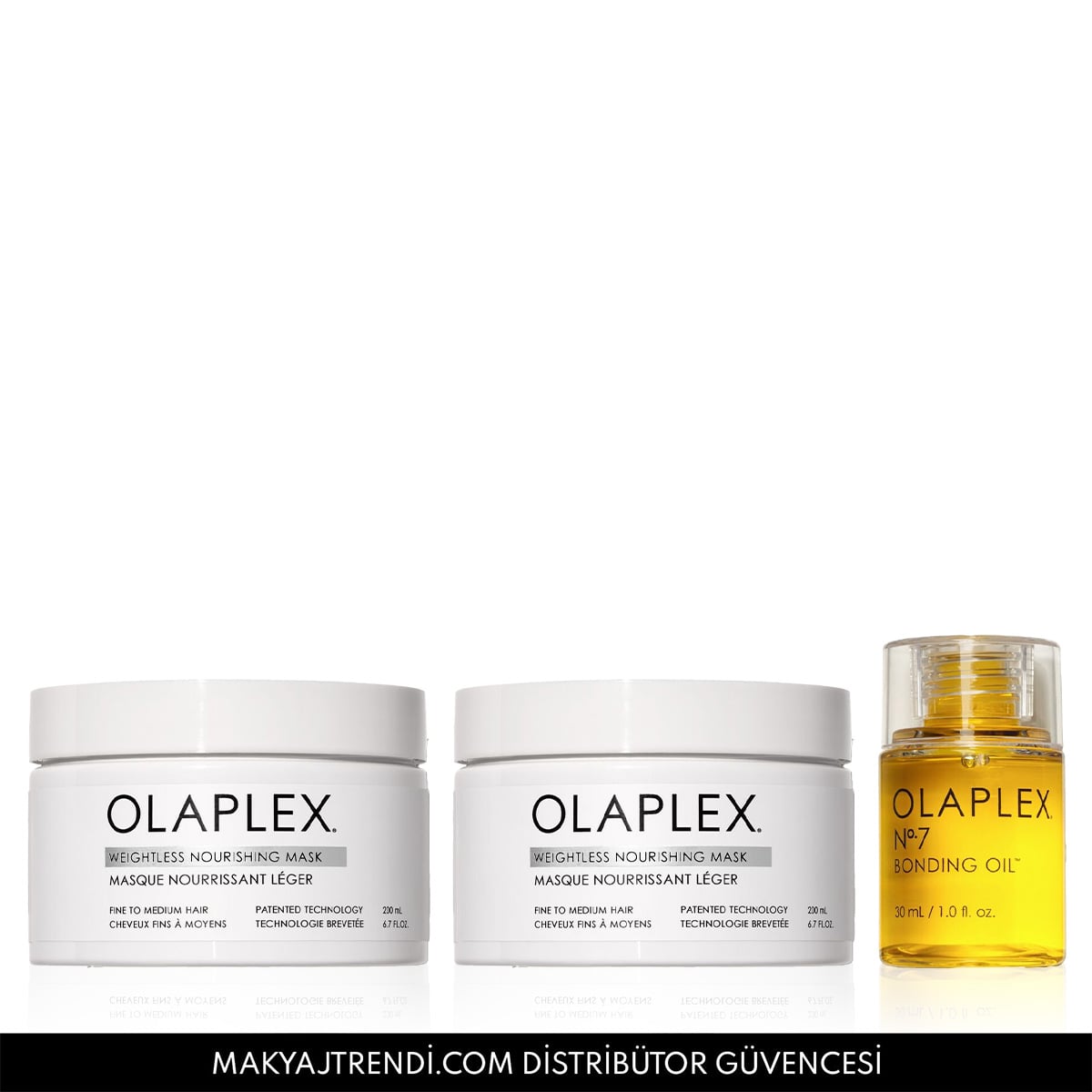 İnce Telli Saçlar İçin Bağ Güçlendirici Bakım Yağı & İkili Besleyici Maske Seti