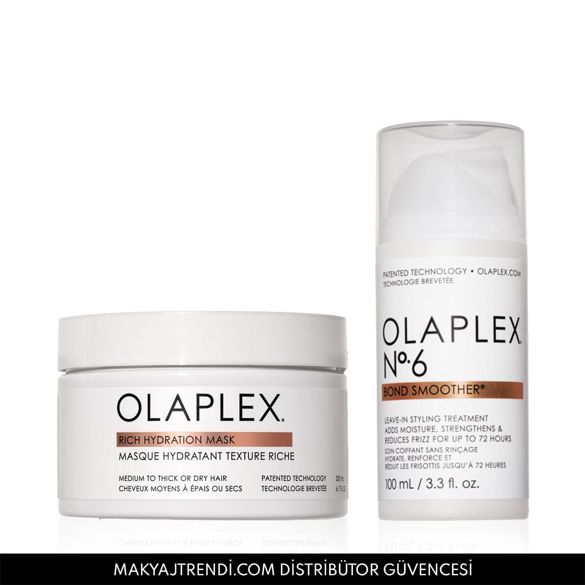 Kalın Telli Saçlar İçin Bağ Güçlendirici Saç Şekillendirici & Yoğun Nemlendirici Maske Seti