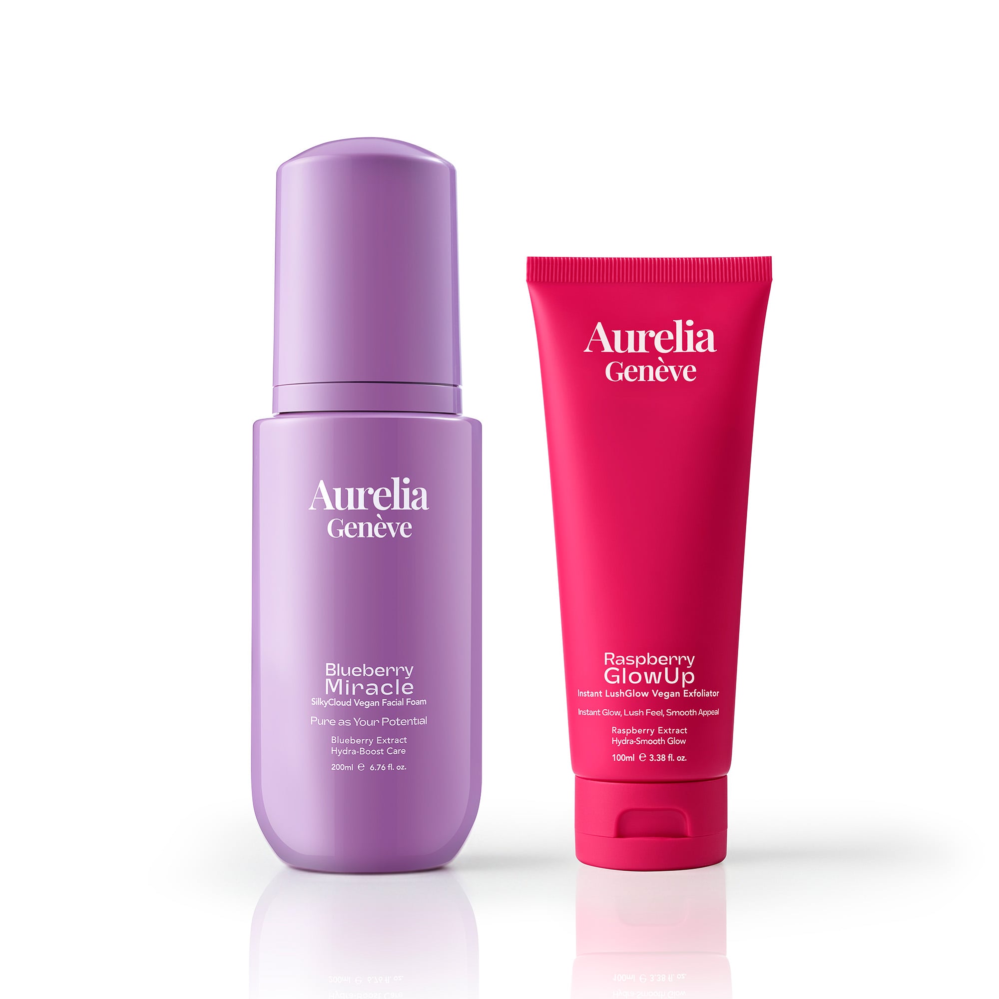 Nemlendirici Vegan Yüz Temizleme Köpüğü & Işıltı Kazandıran Vegan Peeling Seti