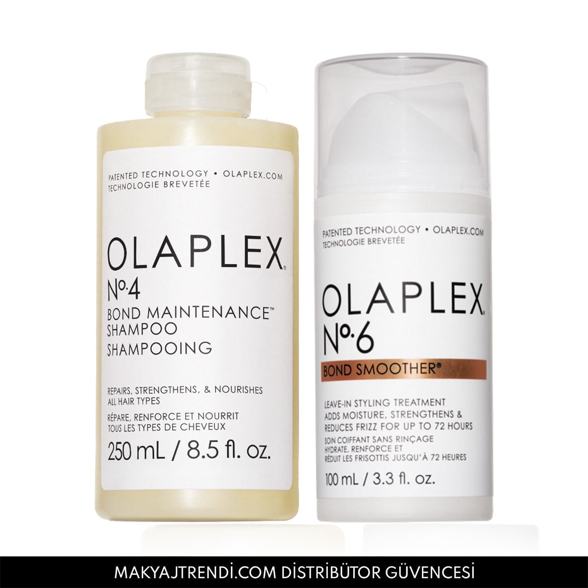 Bağ Güçlendirici Bakım Şampuanı & Bağ Güçlendirici Durulanmayan Saç Şekillendirici Seti 