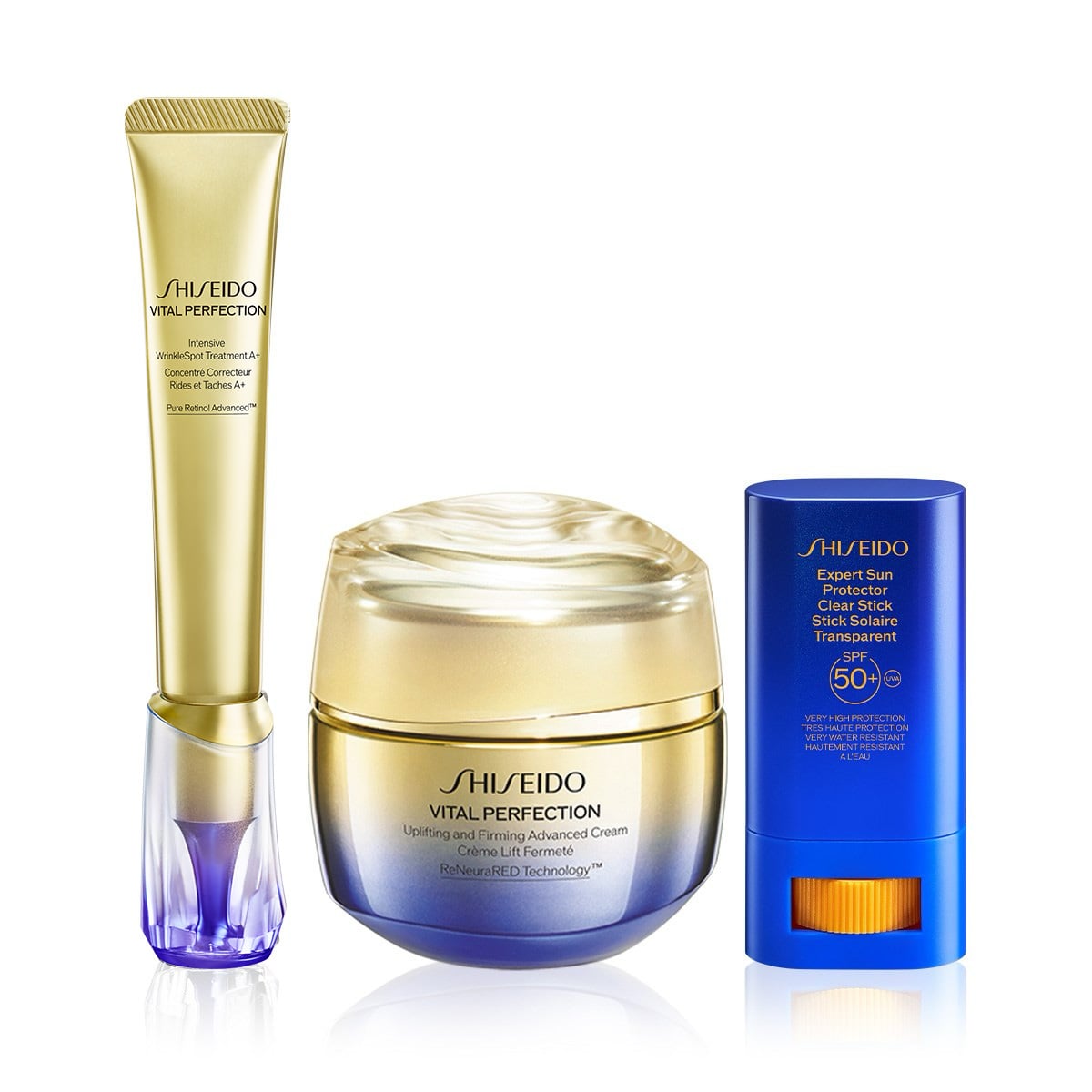 Retinol İçeren & Lifting Etkili & Stik Güneş Koruyuculu Cilt Bakım Seti