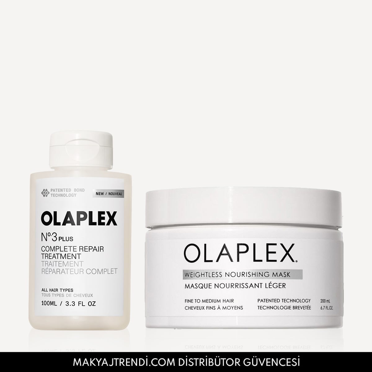 İnce Telli Saçlar İçin Bağ Güçlendirici, Anında Yoğun Onarıcı & Besleyici Set