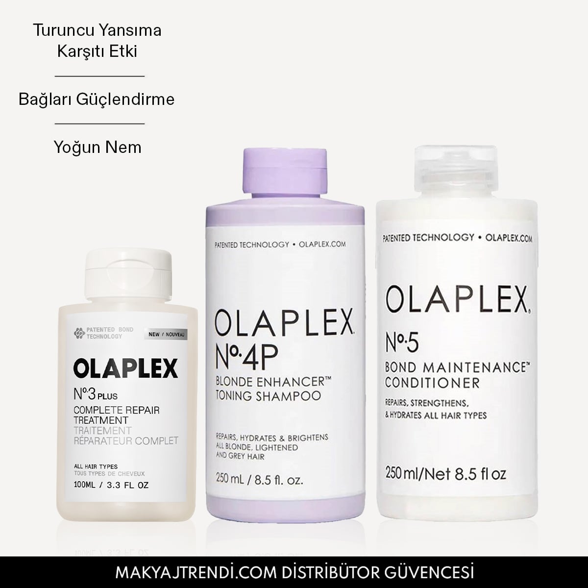 Sarı Saçların Rengini Koruyan & Bağ Güçlendiren Bakım Seti