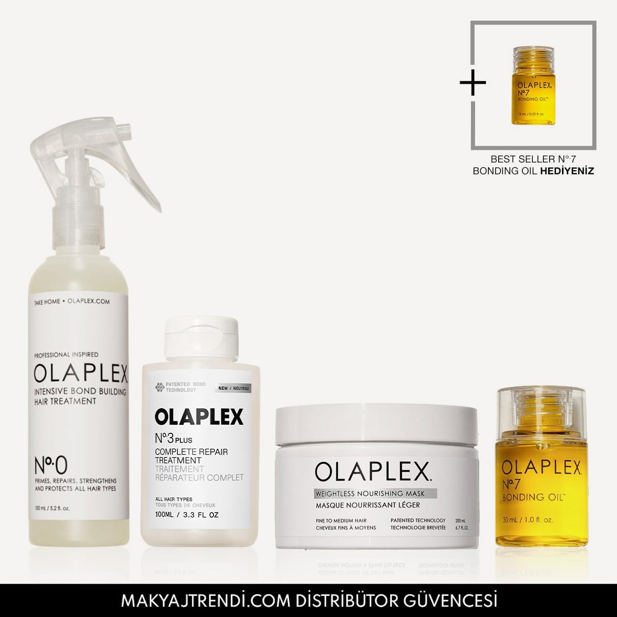 İnce Telli Saçlardaki Bağları Onaran, Güçlendiren ve Parlaklık Kazandıran Saç Bakım Seti