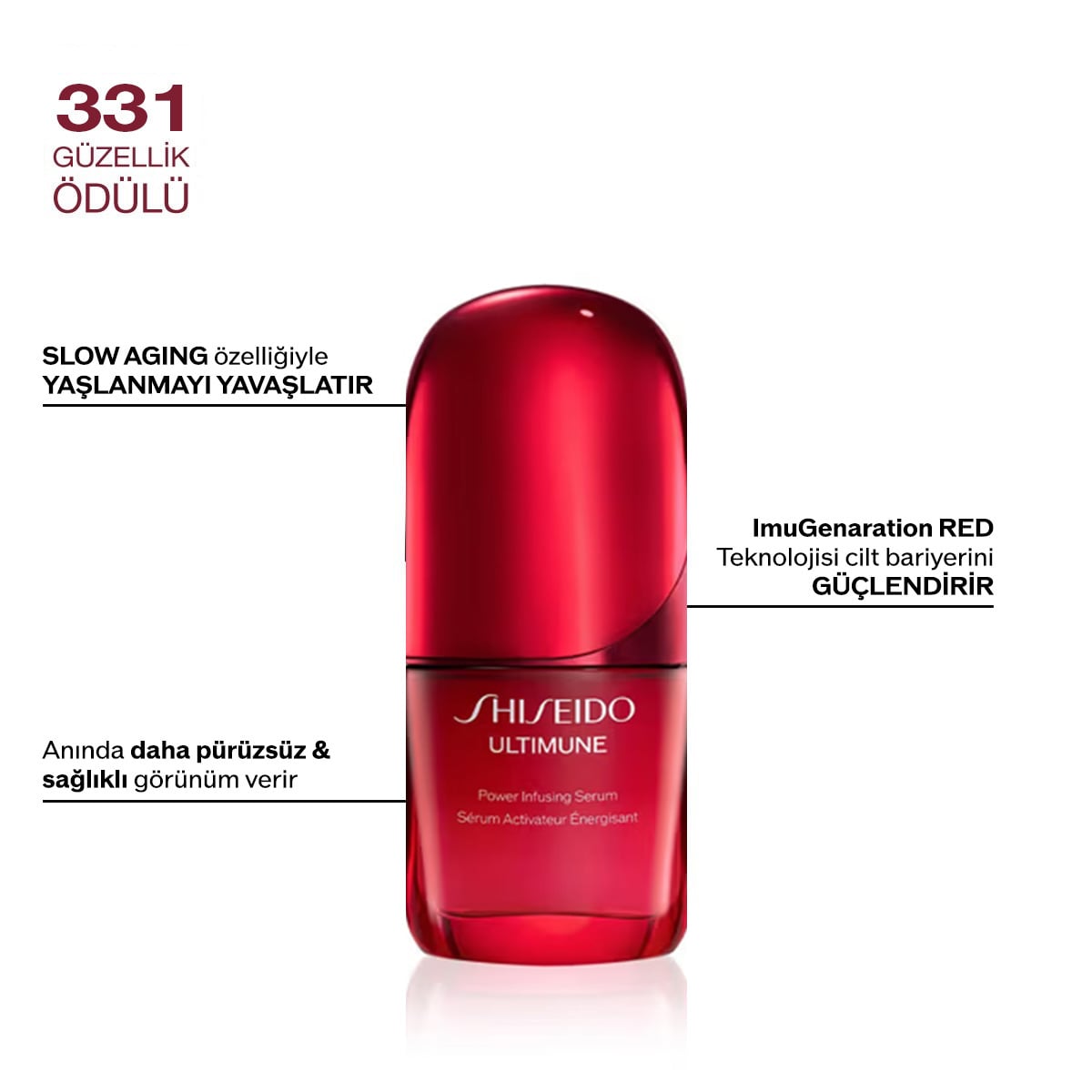 Yaşlanmayı Yavaşlatan, Pürüzsüzleştirici Etkili & Cilt Bariyerini Güçlendiren Serum