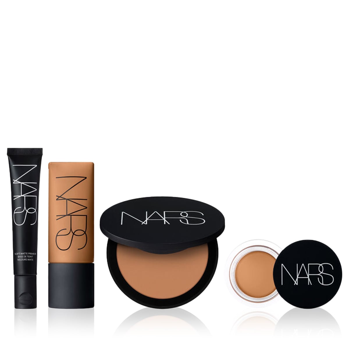 Mat Görünüm Sunan Silgi Fondöten & Silgi Kapatıcı & Silgi Pudra ve Primer Seti