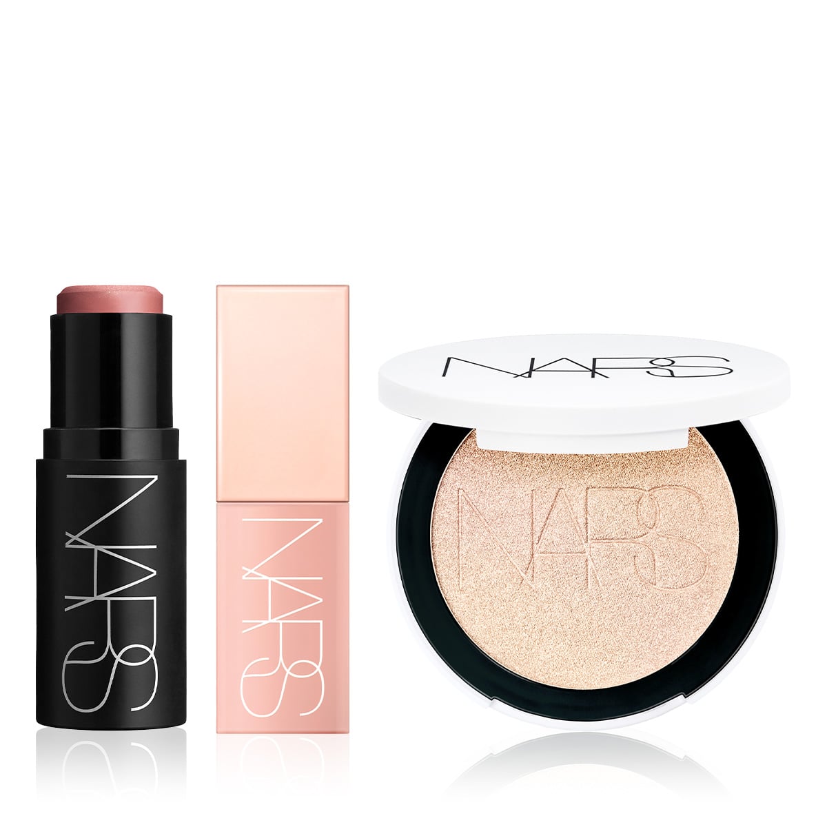 Çok Amaçlı Stik Allık & Likit Allık & Aydınlatıcı Pudra Seti