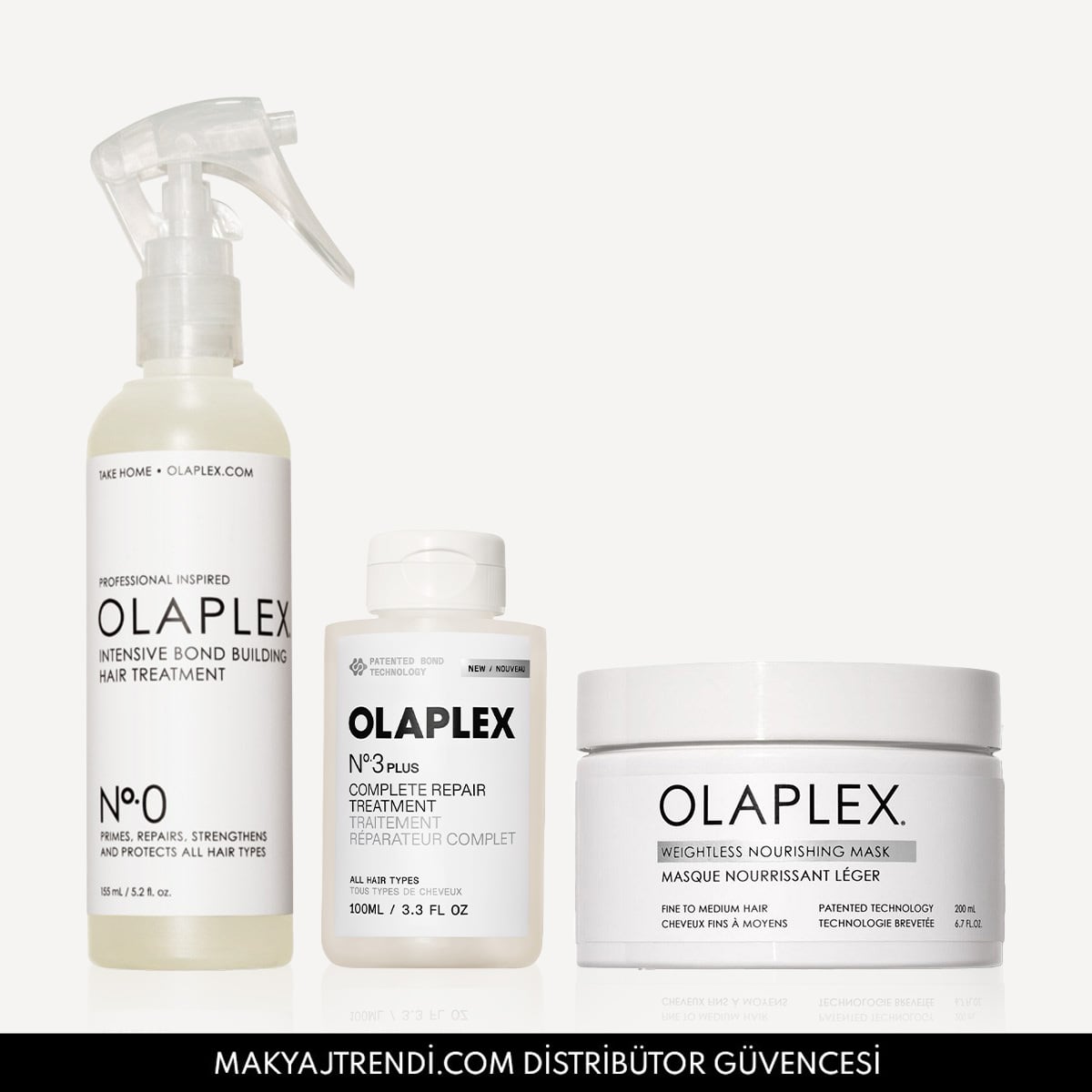 İnce Telli Saçlar İçin Yoğun Onarıcı & Bağ Güçlendiren & Nem Veren Bakım Seti