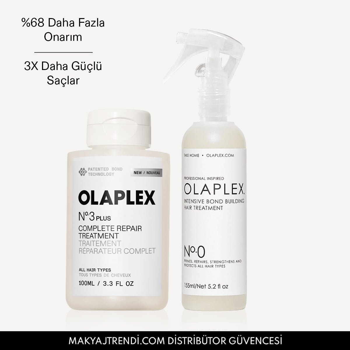 Saçları Yoğun Şekilde Onaran & Bağ Güçlendiren & Saçları Kusursuzlaştıran Bakım Seti