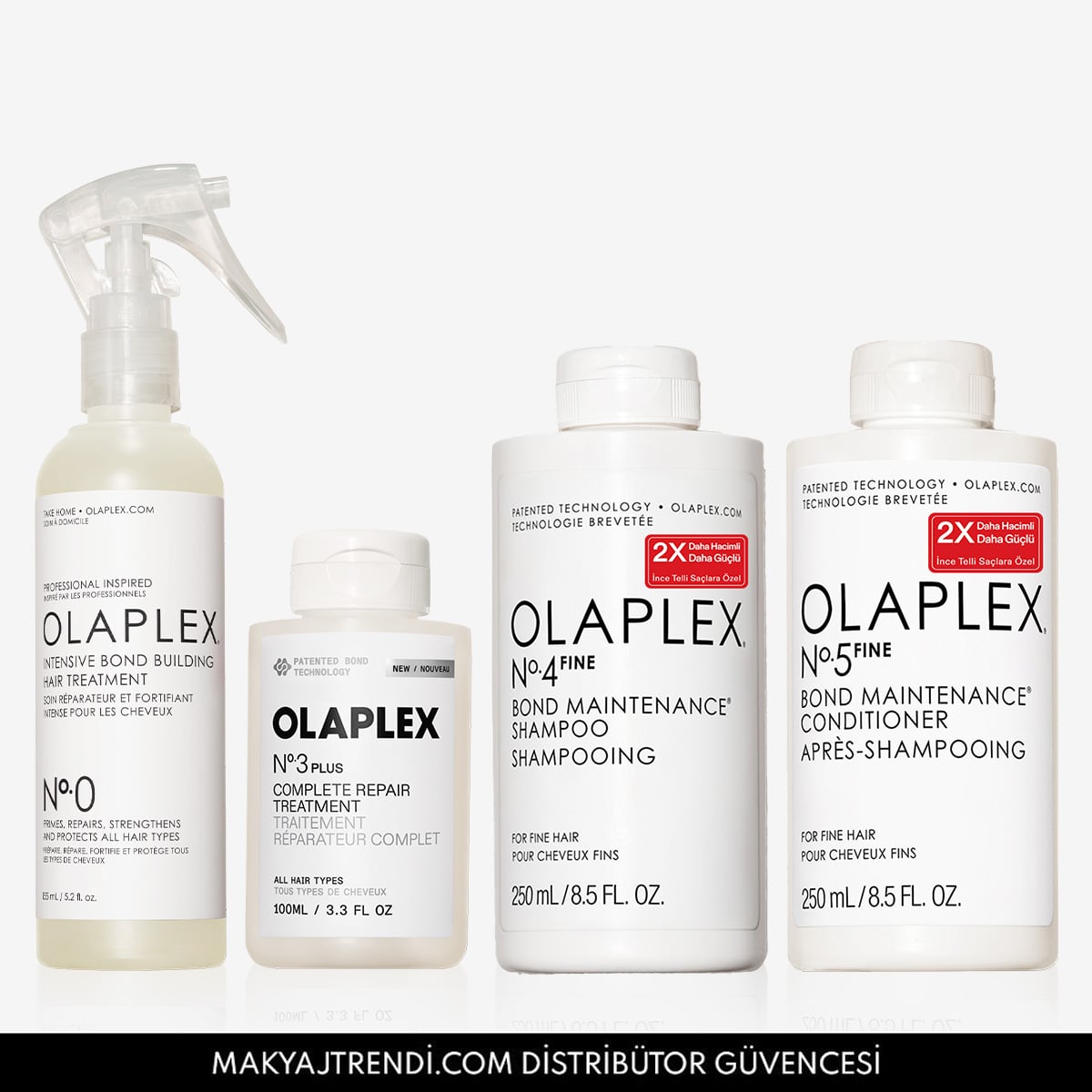 İnce Telli Saçları Yoğun Şekilde Onaran & Bağ Güçlendirici Bakım Seti